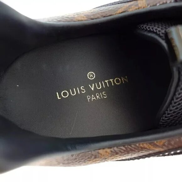 100% Authentic LOUIS VUITTON Run Away Sneaker Noir Women's Sneakers 692-101824 - Picture 5 of 6
